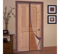 TJDWPRRD Porta con Zanzariera Magnetica per Camera da Letto Tenda per Porta Invernale con Isolamento Termico Tenda a Pannello Divisorio Trasparente Sala da Pranzo Interna Tende,A,80x195cm