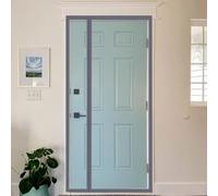 TJDWPRRD Tenda Magnetica Termica Isolante Porta da Camera da Letto Tenda Trasparente Porta Invernale Chiusura Automatica Zanzariera Apribile su Entrambi I Lati Facile da Installare,A,100x200cm