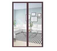 TJDWPRRD Tenda per Porta Magnetica Termica Isolata,Tende Invernali Trasparenti per Patio della Cucina Copertura per Porta Schermo Camera da Letto Pannello per Telo Pergola Esterno,A,80x210cm