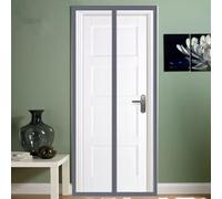 TJDWPRRD Tenda per Porta Magnetica Termica Isolata,Tende Trasparenti per Porte da Terrazza Porta Zanzariera per Cucina nel Patio Schermo di Apertura Fronte-Retro Chiusura Automatica,A,90x190cm