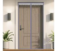 TJDWPRRD Tenda per Porta Termicamente Isolata Tenda a Pannello Trasparente per Cucina Sala da Pranzo Porta Zanzariera Magnetica per Camera da Letto Schermo di Apertura Fronte-Retro,A,70x190cm