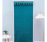 TJDWPRRD Tenda Termica per Porta,Tenda Antivento per Porta da Cucina E Patio Tenda Divisoria in Cotone Spesso Coperture per Balconi e Terrazze Protezione dal Vento Invernale,A,140x210cm