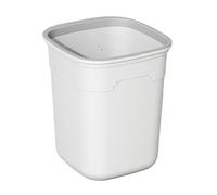 tjFYBp44b Bidoni della spazzatura Cestino Gettacarte Con Coperchio Aperto E Anello A Pressione for Soggiorno(Pink,L)
