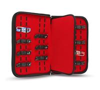 TJHDSF Custodia per Coltelli, Valigetta Professionale per Coltelli, Portacoltelli Piccolo e Pieghevole, Knife Tascabili Borse per Coltellis con Capacità per 40 Knife Pieghevoli, Borsa Attrezzi (Nero)