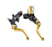 TJKIB Leva Freno Frizione Moto Cilindro Maestro Freno Universale per Moto 22MM Regolazione Leva Frizione Idraulica Maniglia Frizione Freno Moto per