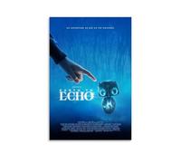 TJLTXV Earth to EchoArtistic, poster impermeabile ad alta definizione, per cucina, bagno, dormitorio, senza foratura, facile da installare, decorazione multi scena, 20 x 30 cm, senza cornice