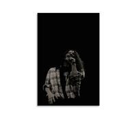 TJLTXV Poster artistico impermeabile ad alta definizione di Chris Cornell, per cucina, bagno, dormitorio, senza foratura, facile da installare, decorazione multi scena, 50 x 75 cm, senza cornice