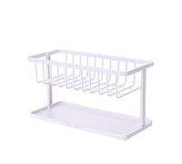 TJLVYCNB Cesto sospeso Portaoggetti da Cucina Portasapone Spugna Portaoggetti for lavello Portaoggetti Doppio Cestello portaoggetti Cucina Scarico for Bagno