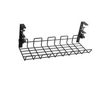 TJLVYCNB Cesto sospeso sotto Il Tavolo Rack di stoccaggio Vassoio for la Gestione dei Cavi Supporto for Presa da scrivania Organizzatore di Fili Ripiani mobili in Ferro Rimovibili for la casa