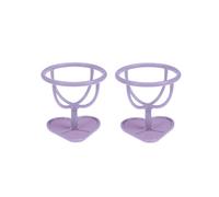 TJLVYCNB Mensole da bagno 2 pezzi supporto for soffio di cipria fai da te staffa for mensola portaoggetti in spugna stendino for cipria strumento for mensola di bellezza