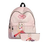 TJOS Hazbin Hotel, set di zaino con stampa animata per ragazzi e ragazze, borsa a tracolla, borse per la scuola che si scontrano (colore-11), Colore: 11, set borsa