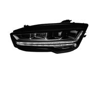 TjOta Faro Fanale Proiettore Per A7 2011-2018 Gruppo Ottico Anteriore A 3 Luci Matrix LED Luce Diurna Lente Indicatore Di Direzione Acqua Corrente Gruppo Fari(2015-2018)