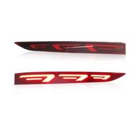 TjOta Fendinebbia Paraurti Posteriore Per Hyundai Per Solaris Per Accent 2017-2019 2 Pezzi LED Fendinebbia Posteriore Paraurti Luce Freno Automatica Riflettore Retronebbia(Model A,2 Functions)