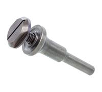 TJR© Mandrino di montaggio per ruote da taglio, versatile foro per albero da 3/8" e stelo da ¼" con doppia opzione di bloccaggio con cacciavite e chiave inglese, albero smerigliatrice