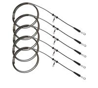 TJR Tackle 5 pre-attrezzato Rig tubo elicottero set up anti groviglio attrezzatura da pesca accessori (nero)