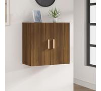 TJROO Armadietto a Muro Credenza Mobiletto Portaoggetti Mobili per Interni per Soggiorno Camera da Letto o a Qualsiasi Altro Spazio Abitativo Design Minimalista Rovere Marrone 60x30x60 cm