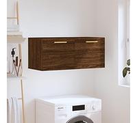 TJROO Armadietto a Muro Mobili per Interni Mobiletto Portaoggetti per Soggiorno Camera da Letto o a Qualsiasi Altro Spazio Abitativo Design Minimalista Rovere Marrone 80x36,5x35 cm