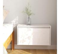 TJROO Armadio a Parete Mobile Galleggiante Multifunzionale Armadietto Portaoggetti Arredamento D'interni per Soggiorno Camera da Letto o Cucina Design Elegante e Moderno Bianco 60x30x35 cm