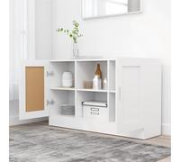 TJROO Armadio da Cucina Mobiletto Ingresso Armadietto Multiuso Credenza Minimalista 120x30,5x70 cm bianco Credenza Vetrina con Ante