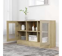 TJROO Armadio da Cucina Mobiletto Ingresso Armadietto Multiuso Credenza Minimalista 120x30,5x70 cm rovere sonoma Legno multistrato