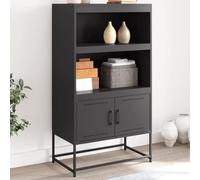 TJROO Credenza Vetrina con Ante 68,5x38,5x107 cm Mobiletto Ingresso Mobile Contenitore Mobiletto Salvaspazio Credenza da Pranzo Credenza Espositore Mobile da Salotto Mobile Alto Acciaio Rosa