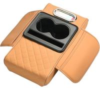 TJXGH Protezione Console Centrale Multifunzionale per Mitsubishi Eclipse Endeavor/Express SWB, Cuscino Bracciolo Auto con Tasche Cuscino Bracciolo Console Auto,Orange