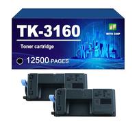TK-3160 Cartuccia Di Toner Compatibile Per Kyocera ECOSYS M3040idn M3540idn, 12500 Pagine,TK3160-2 PACK