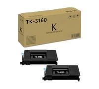 TK 3160 - Toner compatibile con Kyocera TK-3160 TK 3160 per Kyocera Ecosys P3045dn P3055dn P3050dn P3060dn P3150dn P3155dn P3260dn (2 pezzi)