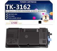 TK-3162 Cartuccia Toner di Ricambio per Kyocera ECOSYS M3040idn ECOSYS M3540idn Stampante【Volume di Stampa Elevato】,Black-1 pack
