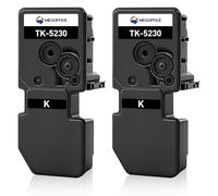 TK-5230 Toner Nero Compatibile con Cartucce Kyocera TK5230 TK-5230K TK-5220 | Compatibile con stampante Kyocera ECOSYS P5021cdn P5021cdw M5521cdn M5521cdw(2 Nero)