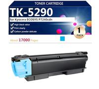 TK-5290 Cartuccia Toner Compatibile ad Altissima Resa per Kyocera ECOSYS P7240cdn Stampanti, Nitide e Definite,Cyan-1 pack