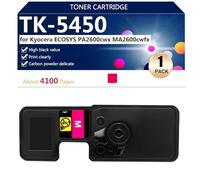 TK-5450 Cartuccia Toner Compatibile per Lexmark MS310d MS310dn MS315dn MS410dn MS415dn MS510dn MS610de Stampante, Alta Resa 4100 Pagine,Magenta-1 pack