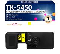 TK-5450 Cartuccia Toner di Ricambio TK5450K/C/M/Y per Lexmark MS310d MS310dn MS315dn MS410dn MS415dn MS510dn MS610de Stampante【Volume di Stampa Elevato】,Yellow-1 pack