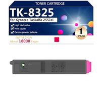 TK-8325 Cartucce di Toner ad alta Capacità Compatibili per Kyocera Taskalfa 2551ci Stampanti, 18000 Pagine,Magenta