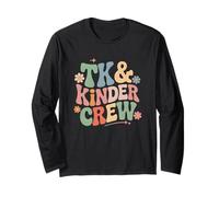 TK And Kinder Crew Transitional Grade Teacher Maglia a Manica