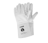 TK Gloves LYNX - Guanti da saldatore in pelle/taglia 10, 1 paio di guanti da lavoro/guanti da lavoro non imbottiti, in pelle di capra pieno fiore