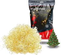 TK Gruppe Timo Klingler 10 Capelli d'Angelo Ricci per Decorazioni di Natale e Avvento (10 x Oro)