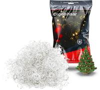 TK Gruppe Timo Klingler 5X capelli d'angelo ricci lametta per decorazioni natalizie e avvento (5X argento)