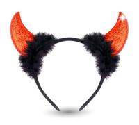 TK Gruppe Timo Klingler Cappello da diavolo, accessorio per costumi da donna e da bambino, per carnevale e Halloween