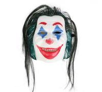 TK Gruppe Timo Klingler Maschera horror a LED - come da Purge incl. 3 effetti di luce, controllabili, per Halloween, Mardi Gras e Carnevale come costume per uomini e donne (Maschera da Joker)