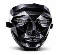 TK Gruppe Timo Klingler The Game Mask - + 1x carta da gioco per Halloween, Mardi Gras e Carnevale come costume per uomini e donne
