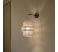 TK Lighting Applique Calisto, Jute, marrone naturale, interruttore TK Lighting