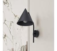 TK Lighting Applique Cono, a 1 luce, nera, E27 TK Lighting