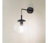 TK Lighting Applique Esme, trasparente, altezza 45 cm, vetro, E27 TK Lighting