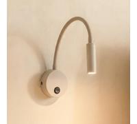 TK Lighting Applique Lagos, sabbia/nero, G9, altezza 45 cm, metallo TK Lighting