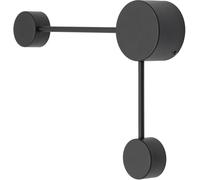 TK Lighting Avia Black lampada da parete 2x10 W nero 6808