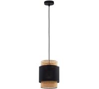 TK Lighting Boho Black lampada sospesa 1x15 W nero-beige 6540