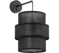 TK Lighting Calisto lampada da parete 1x15 W nero 5955