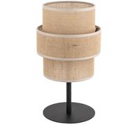 TK Lighting Lampada da tavolo Calisto, Jute, marrone naturale, altezza 38 cm TK Lighting