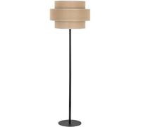 TK Lighting Calisto lampada da terra 1x15 W nero-beige 5405